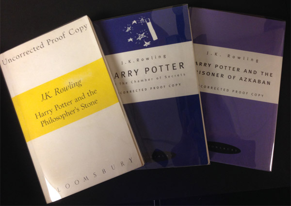 Harry Potter Proof copies by Bloomsbury (United Kingdom)