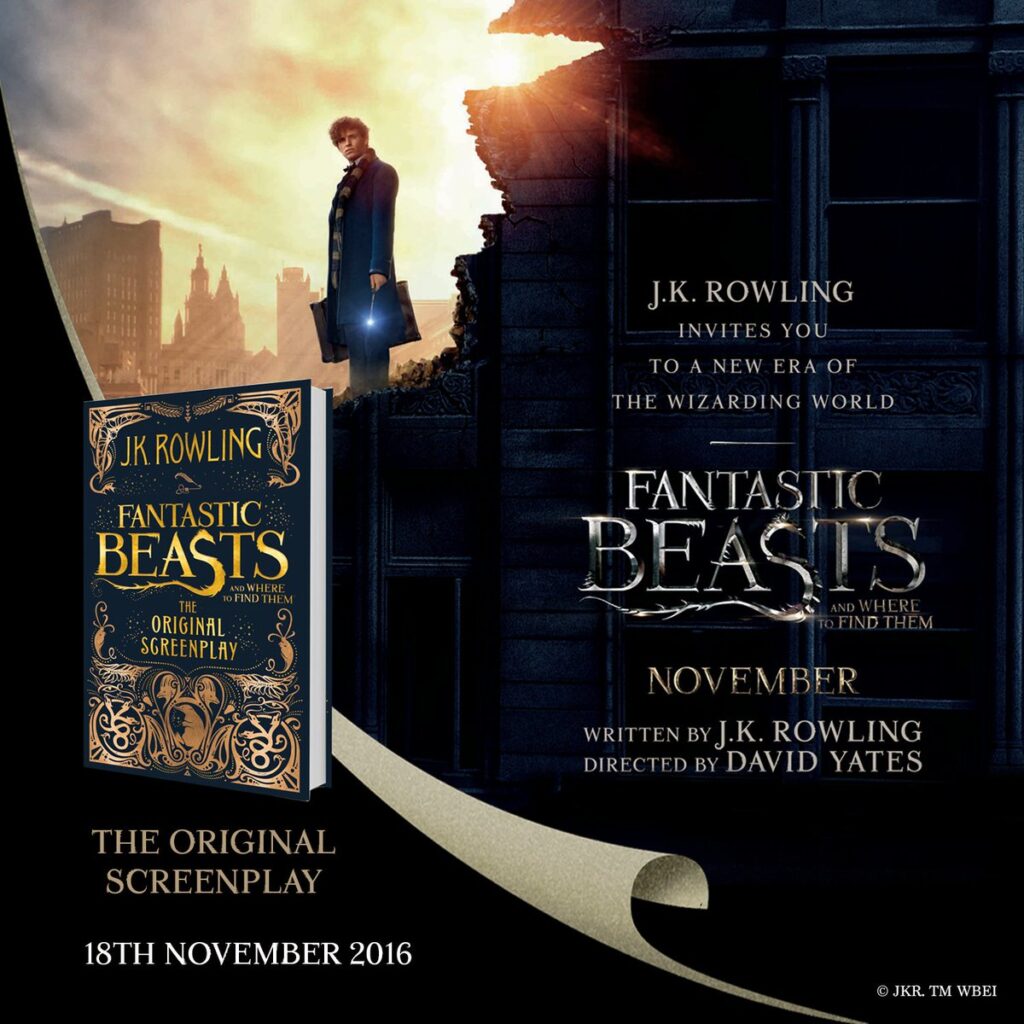 Fantastic Beasts and Where to Find Them Cover Announcement