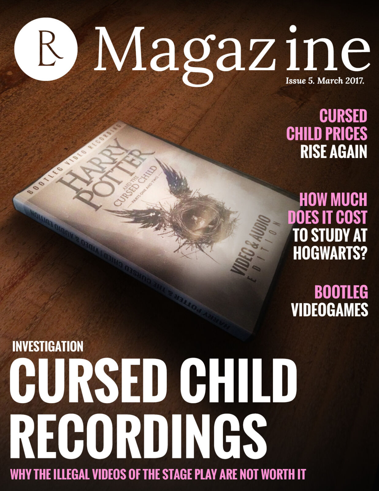The Rowling Library Magazine #5 (March 2017): Cursed Child recordings