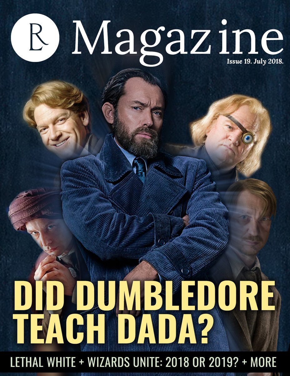 The Rowling Library Magazine #19 (July 2018): Did Dumbledore teach DADA?