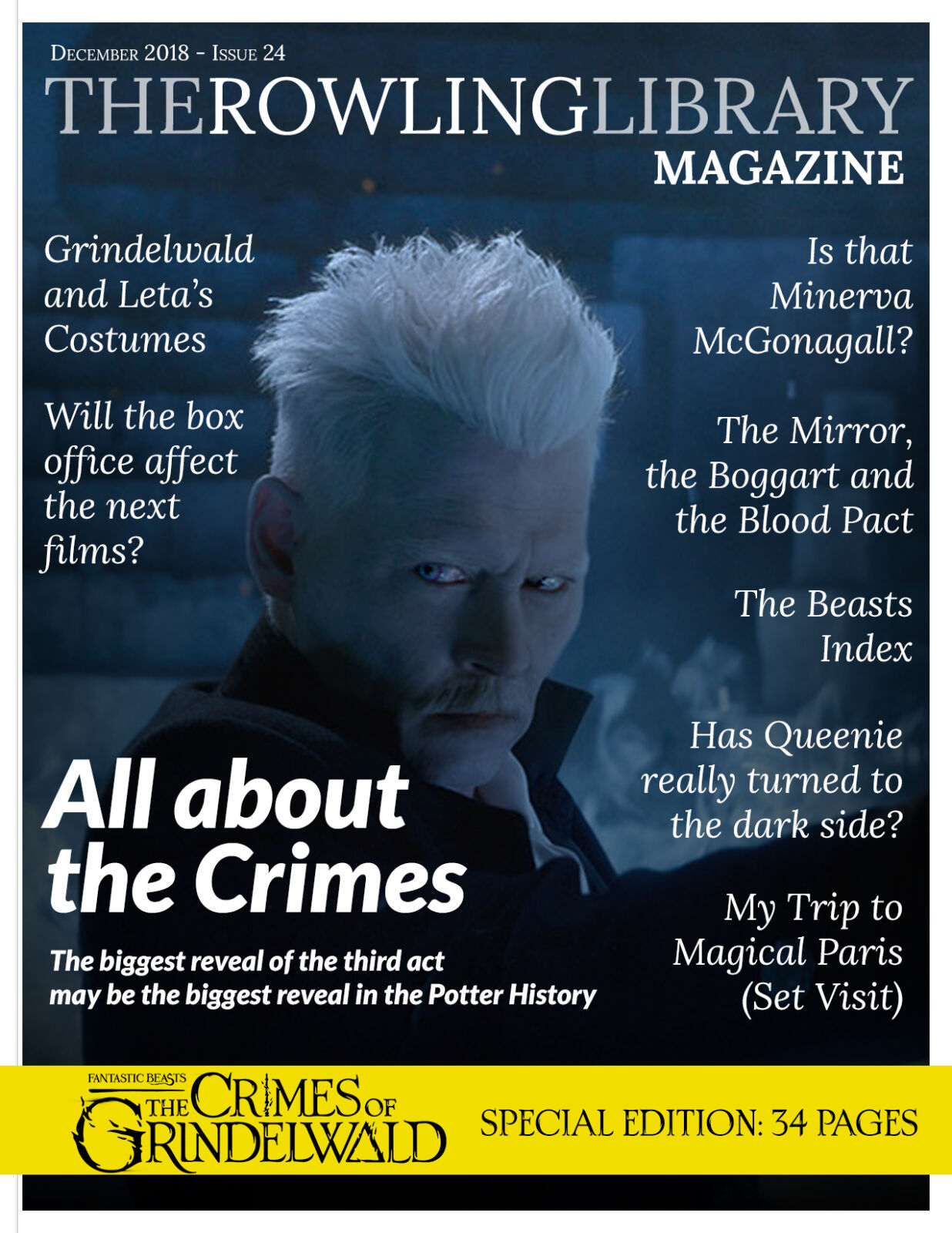 The Rowling Library Magazine #24 (December 2018): All about the Crimes