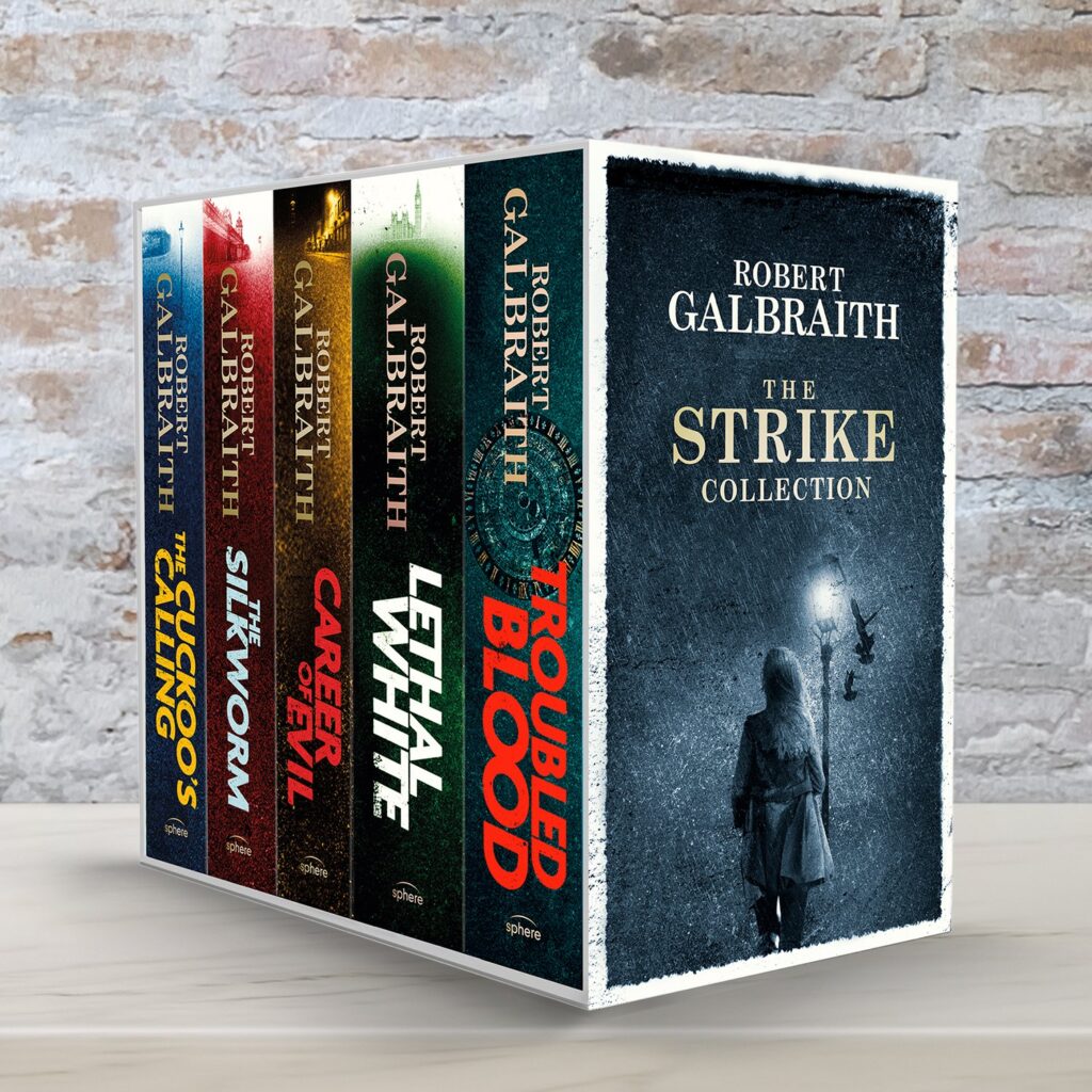 New paperback boxset for the Cormoran Strike novels - The Rowling Library