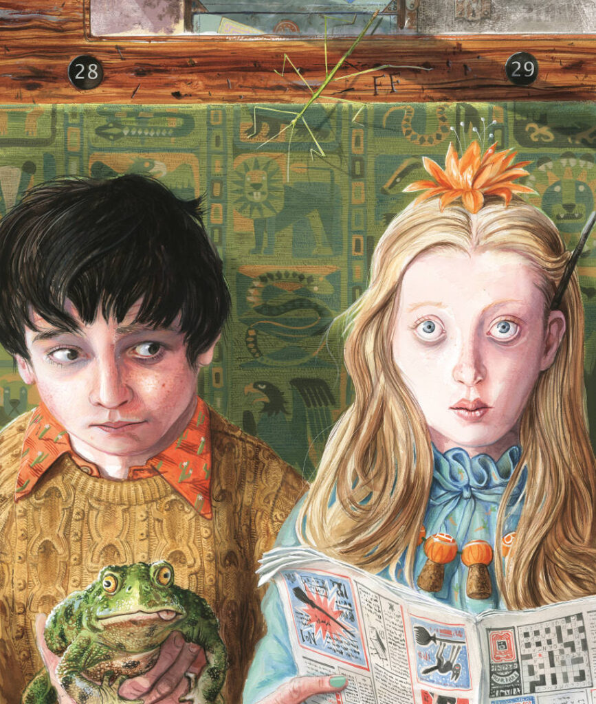 Neville Longbottom and Luna Lovegood, by Jim Kay for the illustrated edition of Harry Potter and the Order of the Phoenix