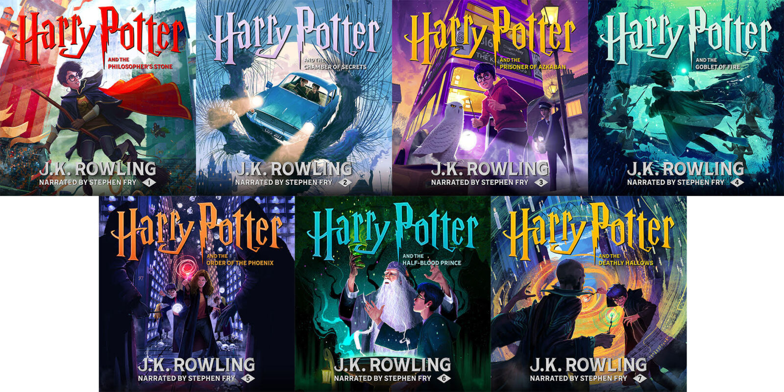 Harry Potter Audio Book Dynamic new cover art for Harry Potter ebooks and audiobooks - The Rowling  Library