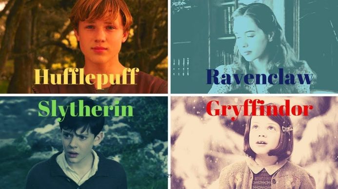 If the characters of Narnia went to Hogwarts