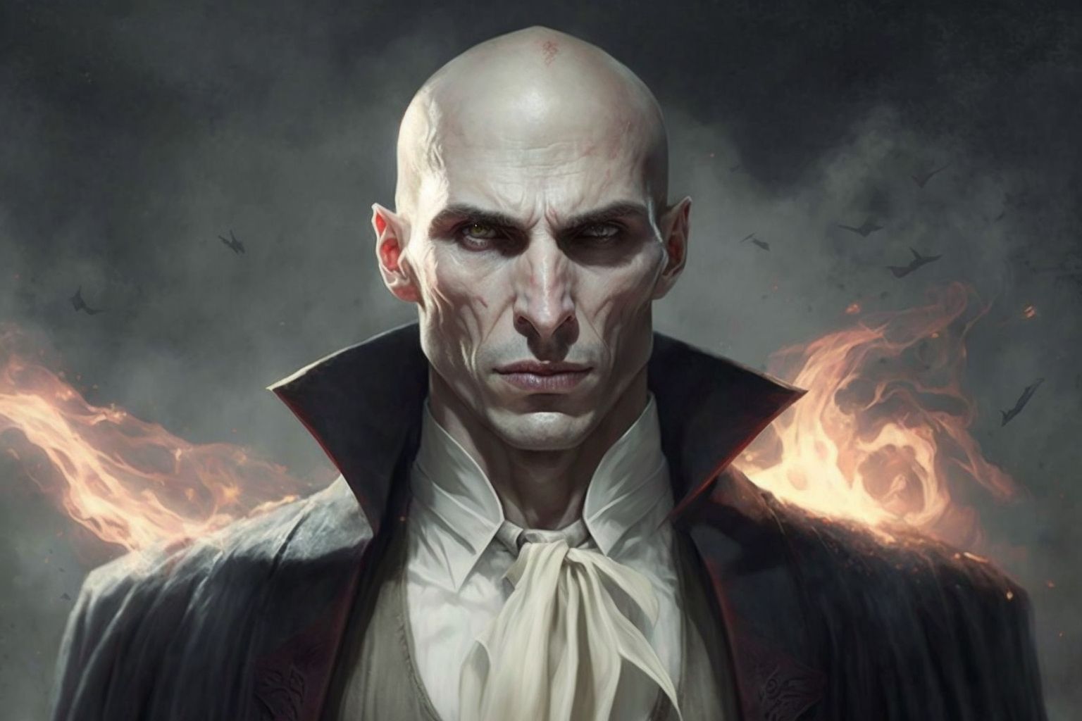 Lord Voldemort as Dracula