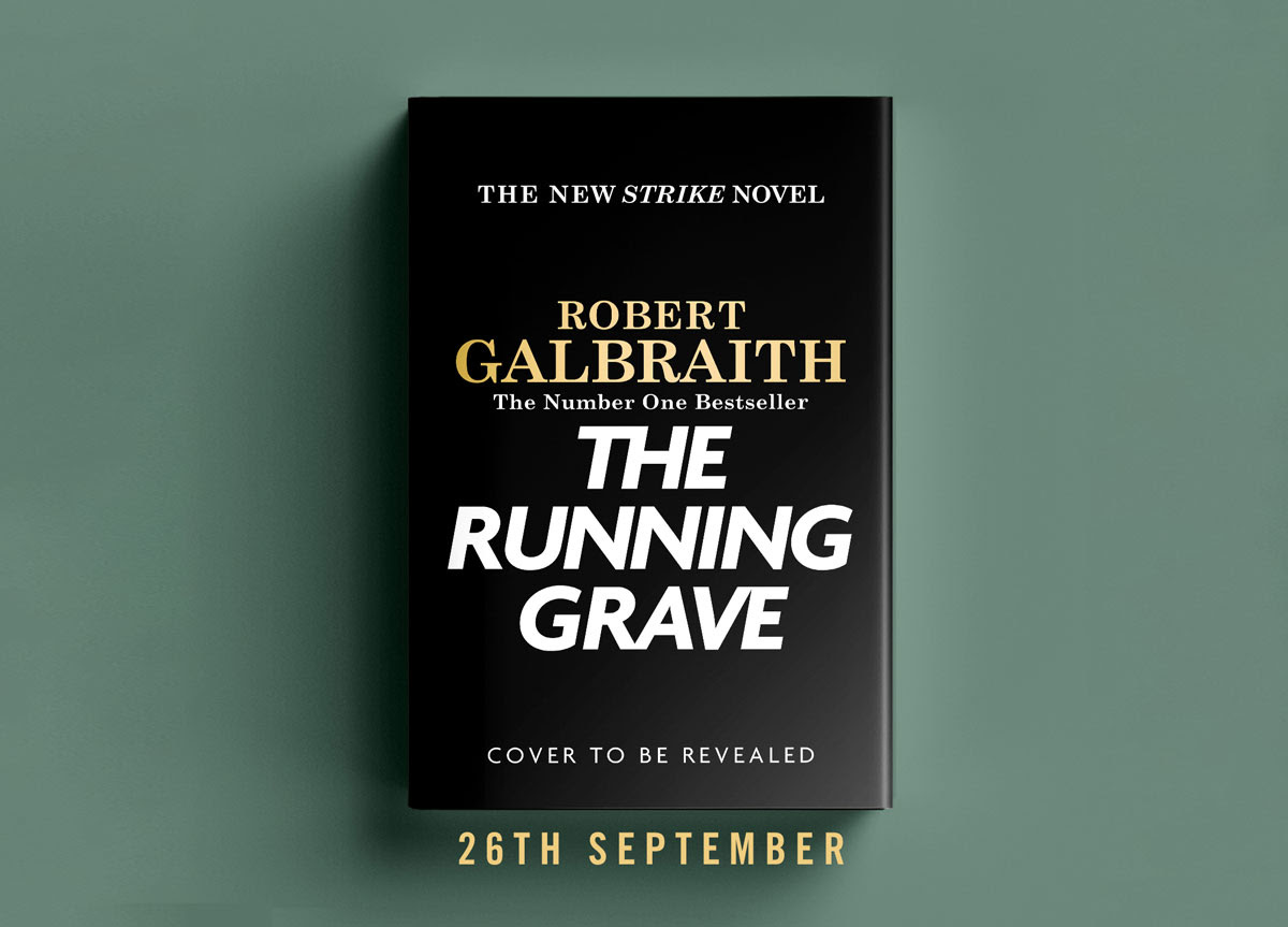 The Running Grave to be published September 26th.