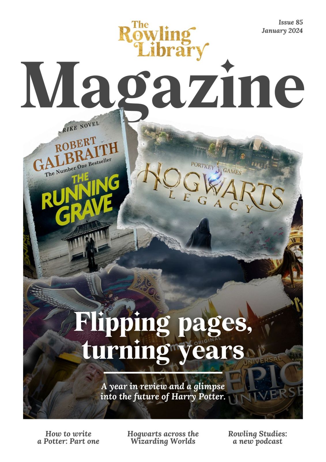 The Rowling Library Magazine #85 (January 2024): Flipping pages, turning years