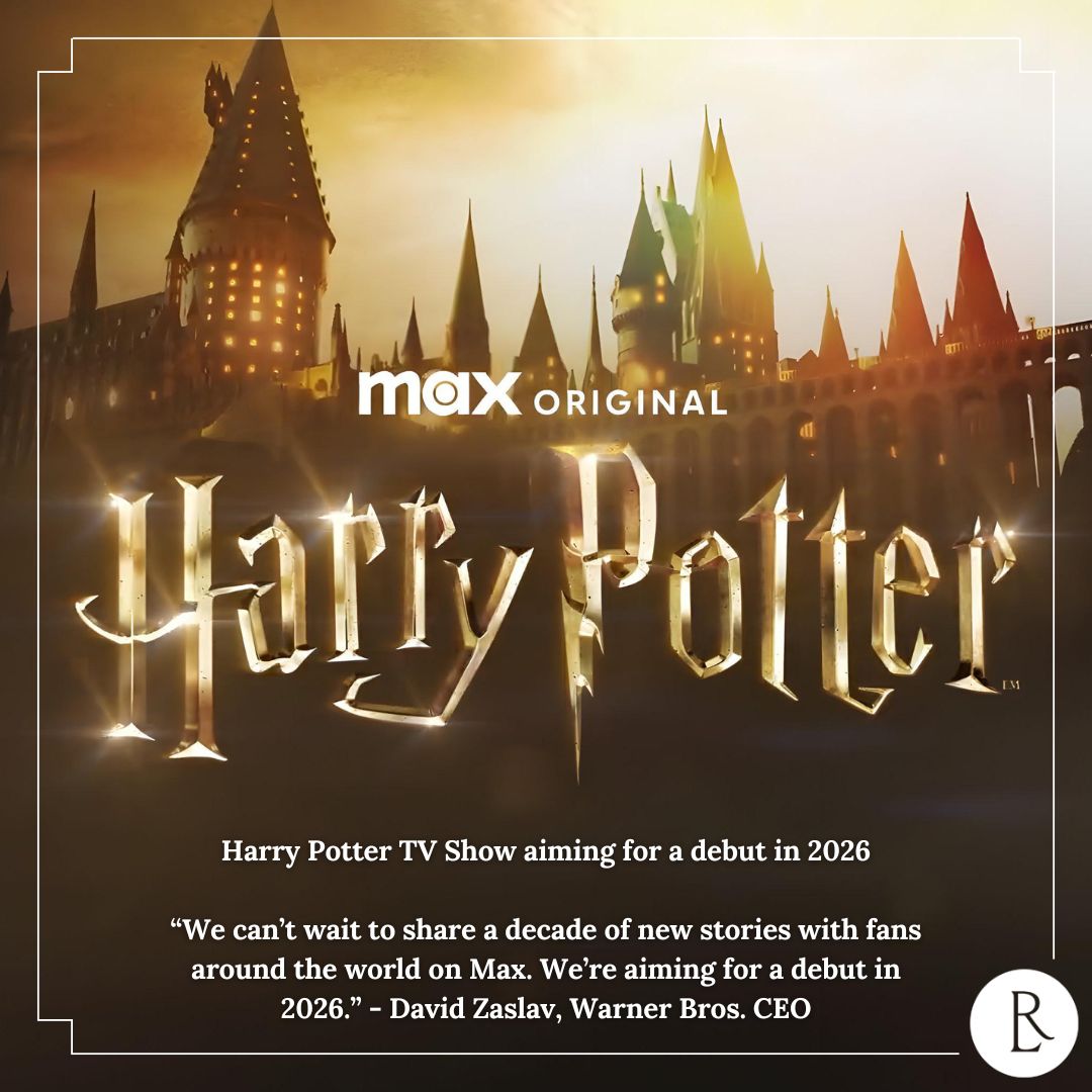 Harry Potter series aiming for 2026 premiere on Max after J.K. Rowling meeting